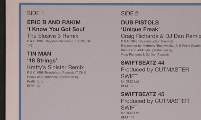 V.A.Phat Beats 204: EricB&R.TinMan,DubPistols,Swiftb, DMC (204/2), UK, 1999 Typ: 12" Best.-Nr.: X6683 Preis: 9,00 Euro