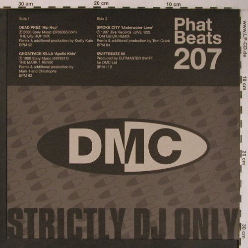 V.A.Phat Beats 207: DeadPrez,Ghostface Killa,SmokeC., DMC (207.2), UK, 2000 Typ: 12" Best.-Nr.: X6688 Preis: 9,00 Euro