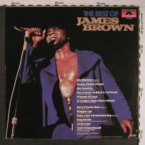Brown,James: The Best Of, Polydor (2499 052), D, Ri, 1981 Typ: LP Best.-Nr.: X6794 Preis: 15,00 Euro