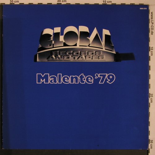 V.A.Global Records&Tapes: present. Malente'79, Promo, Metronome (0901.019), D, 1979 Typ: LP Best.-Nr.: X6918 Preis: 40,00 Euro