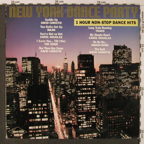 V.A.New York Dance Party: 1 Hour Non-Sstop Dance Hits, Savoir Faire (SF-6004), S, m-/vg+, 1983 Typ: LP Best.-Nr.: X7084 Preis: 9,00 Euro