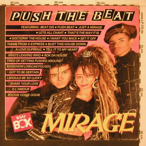 Mirage: Push the Beat, m-/vg+, Beat Box(BB 8173), S, 1981 - 12inch - X7329 - 5,00 Euro