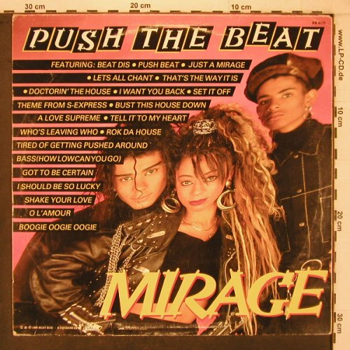 Mirage: Push the Beat, m-/vg+, Beat Box(BB 8173), S, 1981 - 12inch - X7329 - 5,00 Euro