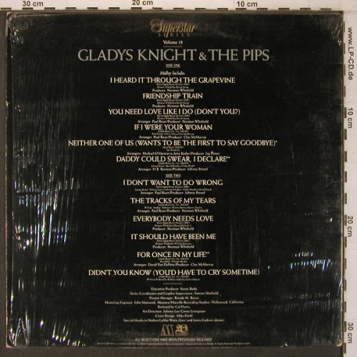 Knight,Gladys & The Pips: Superstar Series Vol.13, Motown(M5-113V1), US, Ri, 1982 - LP - X7377 - 12,50 Euro