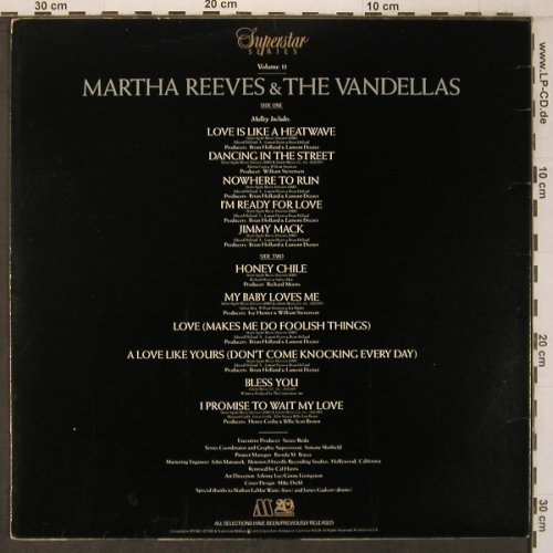Reeves,Martha & Vandellas: Superstar Series Volume 11, Motown (M5-111V1), US, Ri, 1980 Typ: LP Best.-Nr.: X7378 Preis: 9,00 Euro