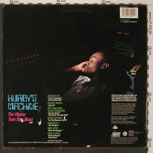 Hurby's Machine: The House that Rap build, m-/vg-, London (828 092-1), NL, 1987 Typ: LP Best.-Nr.: X7379 Preis: 9,00 Euro