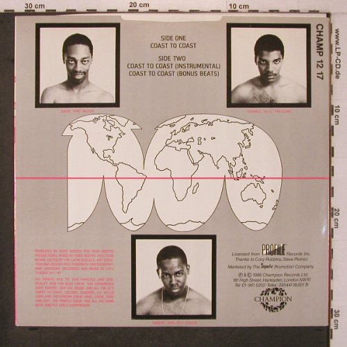 Word of Mouth feat. DJ Cheese: Coast to Coast *3, Champion(Champ 12-17), UK, 1986 - 12inch - X7497 - 6,50 Euro