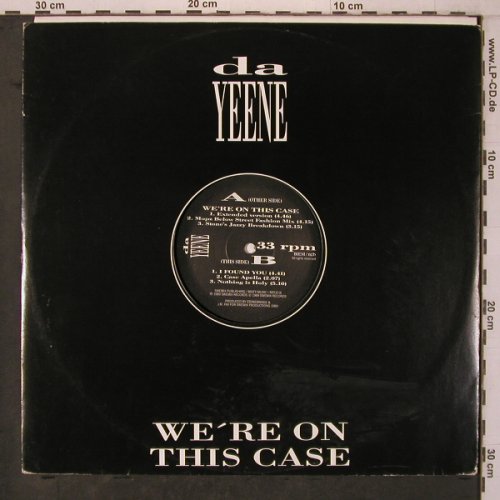 DaYeene: We're On The Case, SweMix Records(RRT-15), S, 1989 - 12inch - X7506 - 5,00 Euro