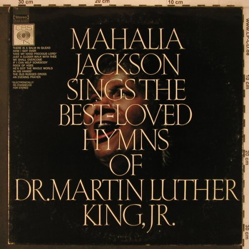 Jackson,Mahalia: Sings the Best-Loved.Dr.M Luth.King, CBS(CS 9686), US,  - LP - X7647 - 12,50 Euro
