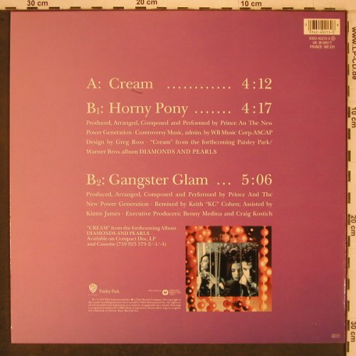 Prince & NPG: Cream/Horny Pony/+1, WB(9362-40213-0), D, 1991 - 12inch - X7674 - 5,00 Euro