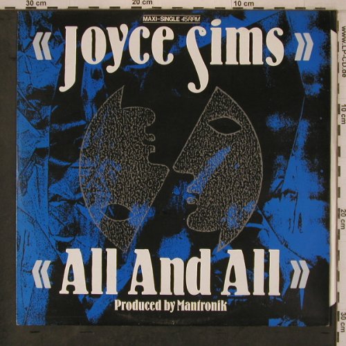 Sims,Joyce: All And All*4, Blow Up(INT 125.559), D, 1986 - 12inch - X7677 - 4,00 Euro