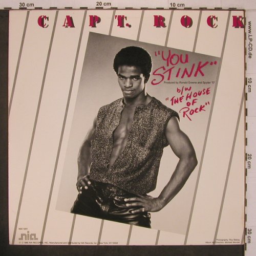 Captain Rock: The House of Rock*2/You Stink *3, Nia Records(NIA 1251), US, 1985 - 12inch - X7694 - 6,50 Euro