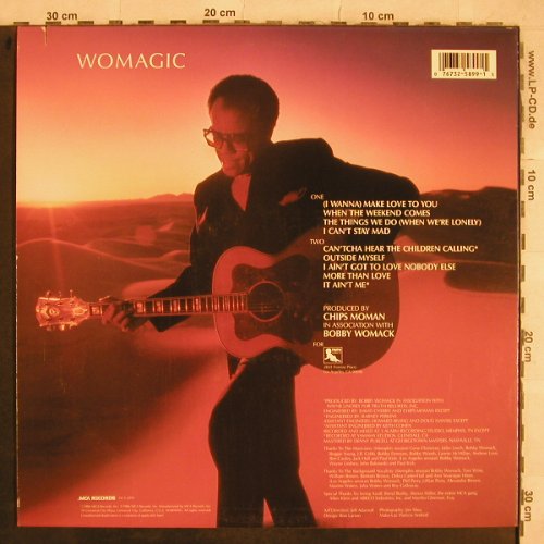Womack,Bobby: Womagic, MCA(5899), US, co, 1986 - LP - X770 - 4,00 Euro