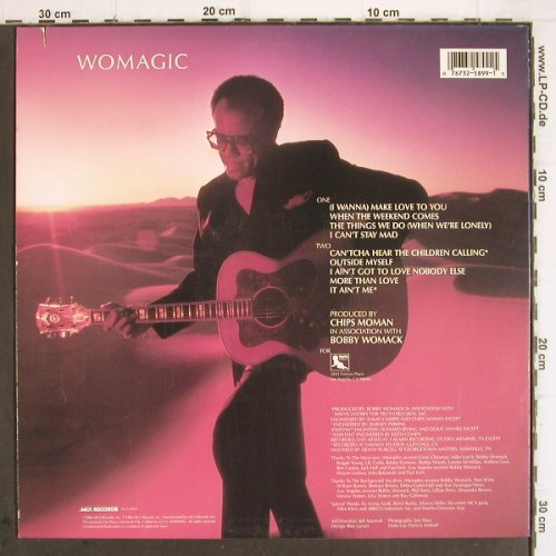Womack,Bobby: Womagic, MCA (5899), US, co, 1986 Typ: LP Best.-Nr.: X770 Preis: 3,00 Euro