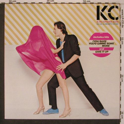 KC & The Sunshine Band: All In Night's Work, Epic (EPC 85 847), NL, 1982 Typ: LP Best.-Nr.: X7715 Preis: 6,00 Euro