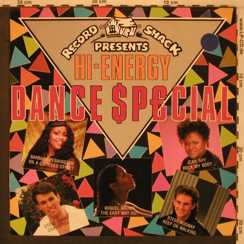 V.A.Hi-Energy Dance Special: Steve Grant...Seventh Avenue, Record Shack Records(SHACK LP1), SF, 1985 - LP - X7727 - 5,00 Euro