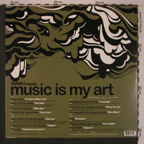 V.A.Music Is My Art - HVW8: Black Spade...Rich Medina, Ubiquity Records (URLP 179), US, 2005 Typ: 2LP Best.-Nr.: X7909 Preis: 12,50 Euro