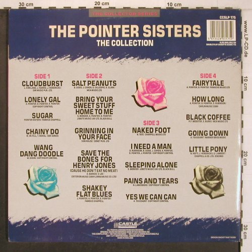 Pointer Sisters: The Collection, Foc, m-/VG+, Castle (CCSLP 175), UK, 1987 Typ: 2LP Best.-Nr.: X8155 Preis: 9,00 Euro