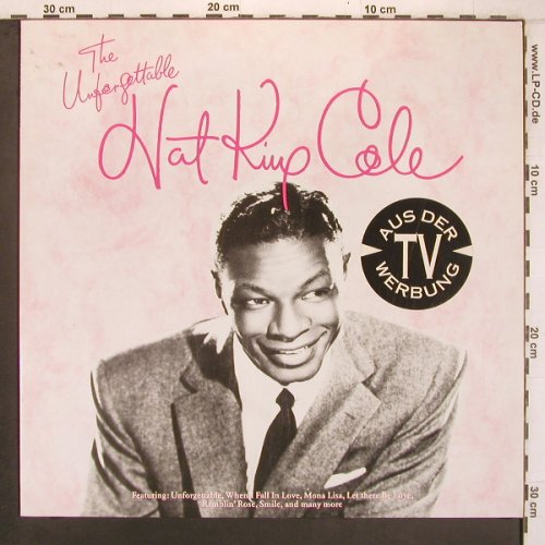 Cole,Nat King: The Unforgettable, Capitol (7 98663 1), D, 1991 Typ: LP Best.-Nr.: X8191 Preis: 7,50 Euro