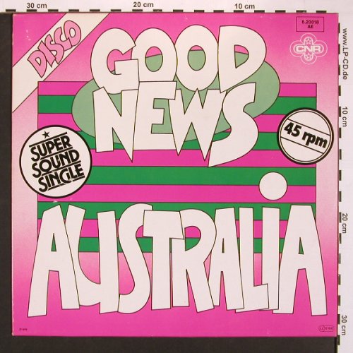 Good News: Australia*2, CNR (6.20018 AE), D, 1979 Typ: 12" Best.-Nr.: X8383 Preis: 5,00 Euro