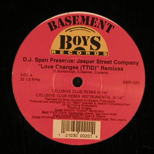 Jasper Street Comp.D.J.Spen  pres.: Love Change, Basement Boy Records (BBR-020), US, LC, 1999 Typ: 12" Best.-Nr.: X8462 Preis: 4,00 Euro