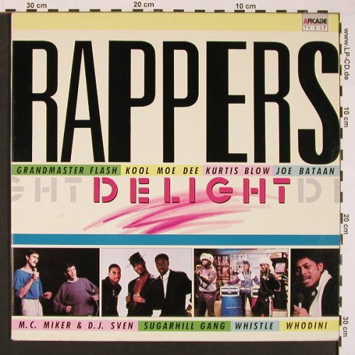 V.A.Rappers Delight: MC Miker...MC Shy D, 20 Tr., Foc, Arcade (01 0241 22), NL, 1987 Typ: 2LP Best.-Nr.: X8509 Preis: 9,00 Euro