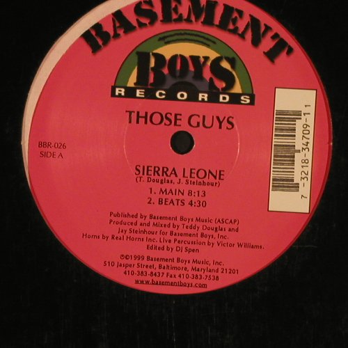 Those Guys: Do the Boogaloo+2, Basement Boys Rec.(BBR-026), US, 1999 - 12inch - X8528 - 3,00 Euro