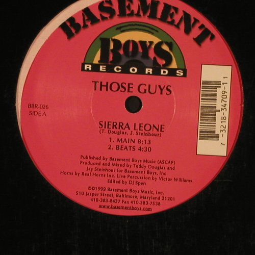 Those Guys: Do the Boogaloo+2, Basement Boys Rec. (BBR-026), US, 1999 Typ: 12" Best.-Nr.: X8528 Preis: 3,00 Euro