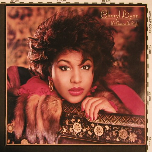 Lynn,Cheryl: It's Gonna Be Right, CBS(CBS 26497), NL, 1985 - LP - X8580 - 6,00 Euro