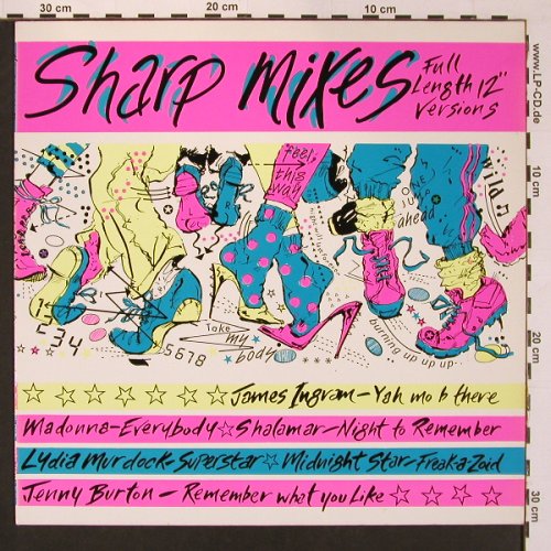 V.A.Sharp Mixes Full Length 12" Ver: Lydia Murdock, Madonna Jenny Burton, WEA (240 418-1), D, 1983 Typ: LP Best.-Nr.: X8769 Preis: 7,50 Euro