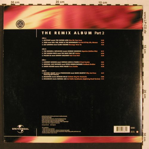 V.A.Mojo Club The Remix Album 2: Leftfood meets...Biggabush m..,Foc, Universal (560 783-1), D, 9Tr., 2001 Typ: 2LP Best.-Nr.: X8829 Preis: 12,50 Euro