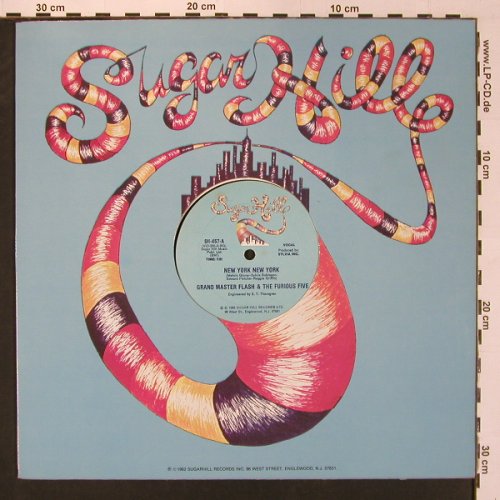 Grandmaster Flash & F.5: New York New York*2, voc/instr., SugarHill, FLC(SH-457), US, 1983 - 12inch - X8850 - 9,00 Euro