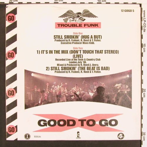 Trouble Funk: Still Smokin'*2+1, Island (12 GOGO 5), UK, 1985 Typ: 12" Best.-Nr.: X9177 Preis: 4,00 Euro