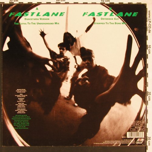 Urban Dance Squad: Fastlane*4, Ariola (614 276), D, 1991 Typ: 12" Best.-Nr.: X9282 Preis: 5,00 Euro