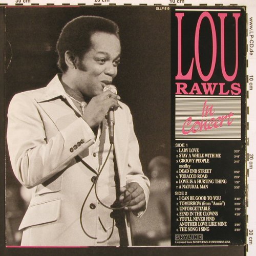 Rawls,Lou: In Concert, vg+/m-, Skyline(SLLP 815), ,  - LP - X9298 - 6,00 Euro