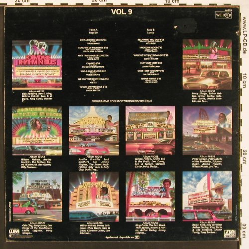 V.A.Formidable Rhythm'n'Blues Vol.9: Tyron Davis... Lou Johnson, 13 Tr., Atlantic (40259), F, vg+/m-, 1972 Typ: LP Best.-Nr.: X9355 Preis: 7,50 Euro