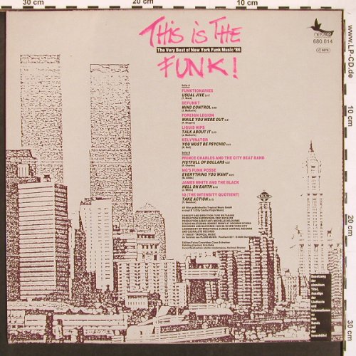 V.A.This Is The Funk - N.Y.Funk'86: Funktionaries, Defunk... IQ, Nektar (680.014), D, 1986 Typ: LP Best.-Nr.: X9385 Preis: 5,00 Euro