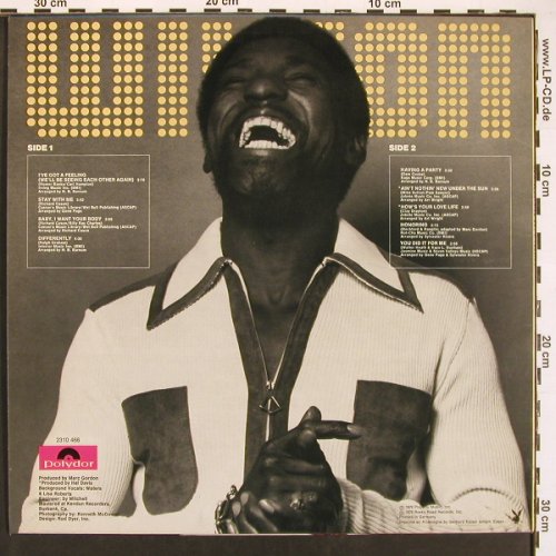 Wilson,Al: I've Got A Feeling, Polydor (2310 466), D, 1976 Typ: LP Best.-Nr.: X9452 Preis: 7,50 Euro