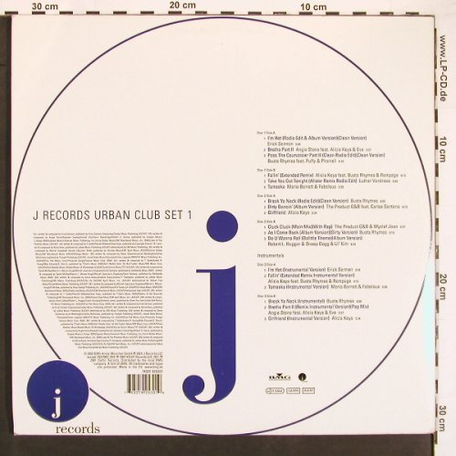 V.A.J-Records Urban Club Set 1: Erick Sermon... Alicia Keys, j Record (25301), EU, 18Tr., 2002 Typ: 3LP Best.-Nr.: X9465 Preis: 14,50 Euro