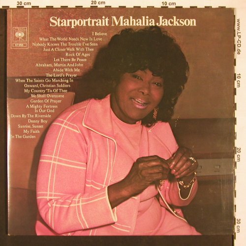 Jackson,Mahalia: Starportrait, Foc, CBS (67265), D, 1972 Typ: 2LP Best.-Nr.: X9557 Preis: 9,00 Euro