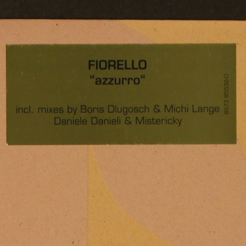 Fiorello: Azzurro*4, FLC, Deep Culture (8573 85532-0), D, 2000 Typ: 12" Best.-Nr.: X9590 Preis: 5,00 Euro