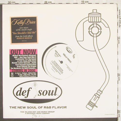 Price,Kelly: You Shoul've Told Me*4, Def Soul, FLC(DEFR 15142-1), US, Promo, 2002 - 12inch - X9602 - 4,00 Euro