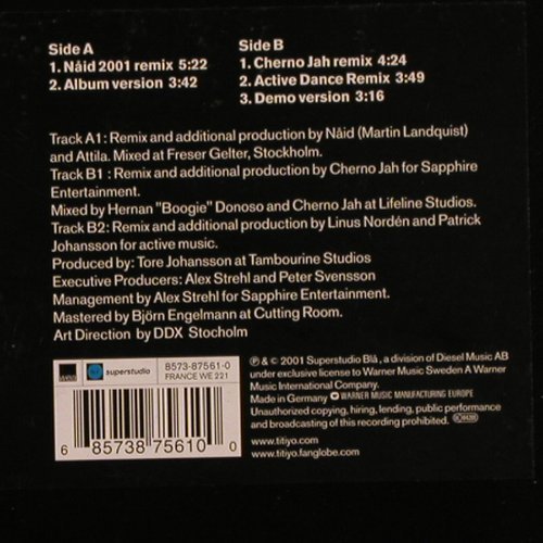 Titiyo: Come Along*5, FLC, Superstudio, D, 2001 Typ: 12" Best.-Nr.: X9625 Preis: 4,00 Euro