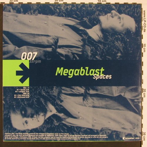 Megablast: Spaces+3, EP 33rpm, Intonation (007), D, 2001 Typ: 12" Best.-Nr.: X9660 Preis: 7,50 Euro