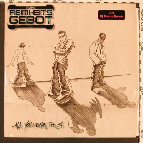 Reimheitsgebot: All You Gotta Do's...*3+1, A45(0108360A45), D, 2000 - 12inch - X9665 - 4,00 Euro