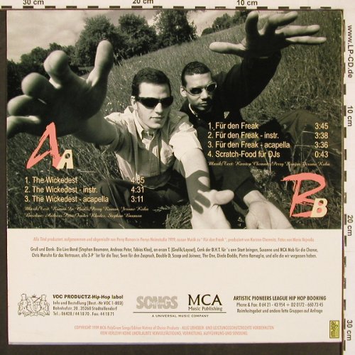 Reimheitsgebot: The Wickedest*3+4, MCA (VOC 1-003), D, 1999 Typ: 12" Best.-Nr.: X9666 Preis: 4,00 Euro