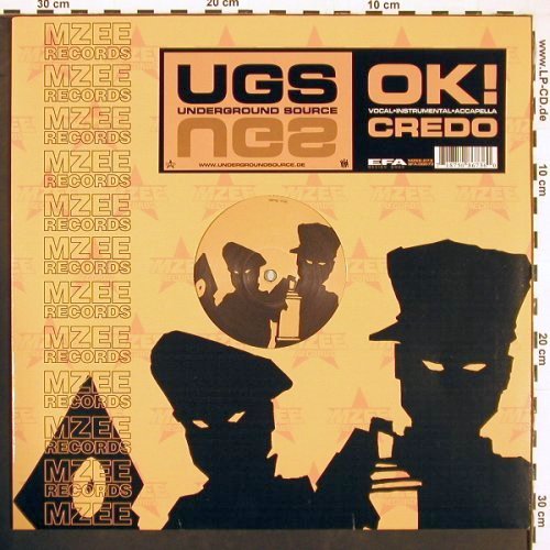 Undergrouns Source: OK!  *3 / Credo *3, MZEE(MZEE 073), D, 2001 - 12inch - X9676 - 5,00 Euro