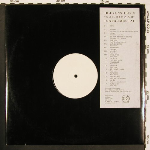 Bligg'n'Lexx: Nadishnah, Instrumetal, Dialog Rec. Promo LC, CH, 2000 Typ: 12"*2 Best.-Nr.: X9683 Preis: 14,50 Euro