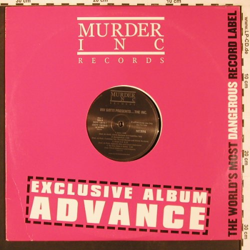Irv Gotti: Presents...The Inc, Murder Inc. (DEFF 15619-1), US,Promo, 2002 Typ: 2LP Best.-Nr.: X9710 Preis: 9,00 Euro