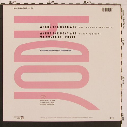 Watley,Jody: Where the Boys are*2+1, Mercury (880 349), D, 1984 Typ: 12" Best.-Nr.: X9858 Preis: 5,00 Euro